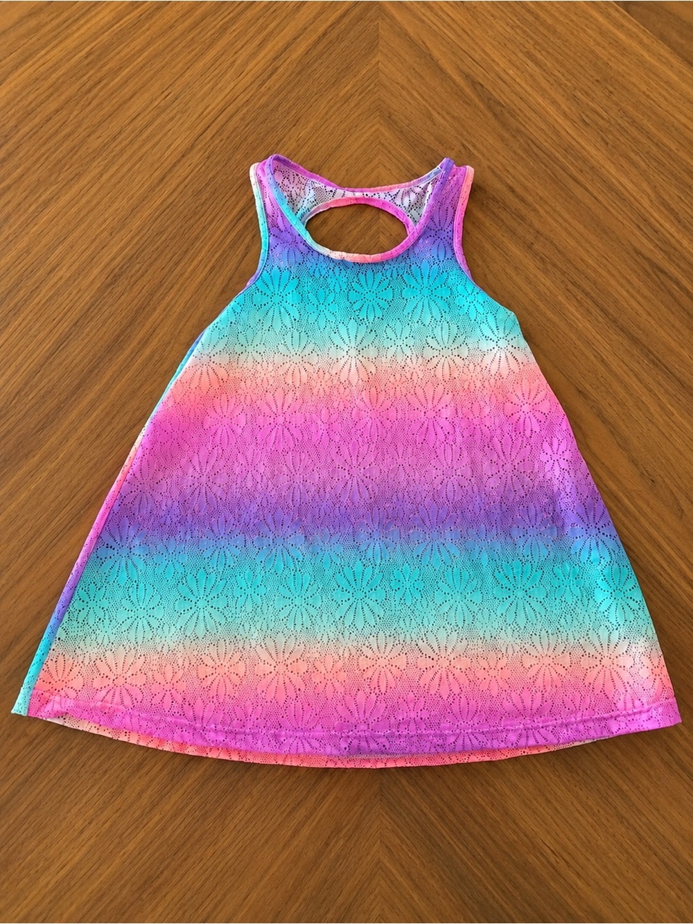 Justice Rainbow Ombre Swim Cover-Up